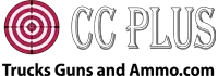 CC Plus Trucks, Guns and Ammo logo