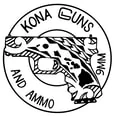 Kona Guns and Ammo, LLC logo