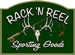 Rack 'N Reel Sporting Goods logo
