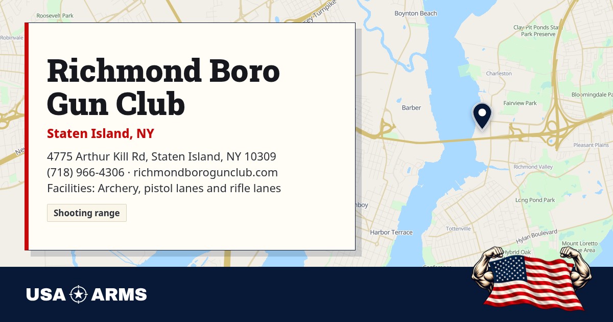 Gun Profile Richmond Boro Gun Club: shooting range in Staten Island, NY | USA Arms