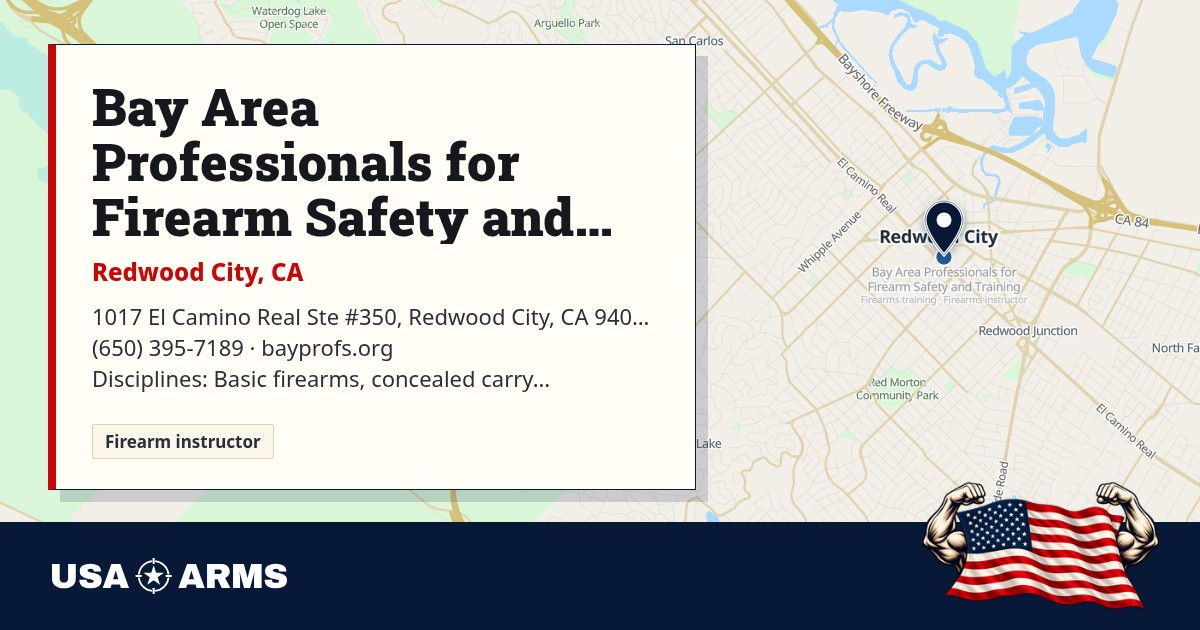 Safety First Gun Bay Area Professionals for Firearm Safety and Training | Redwood City ...