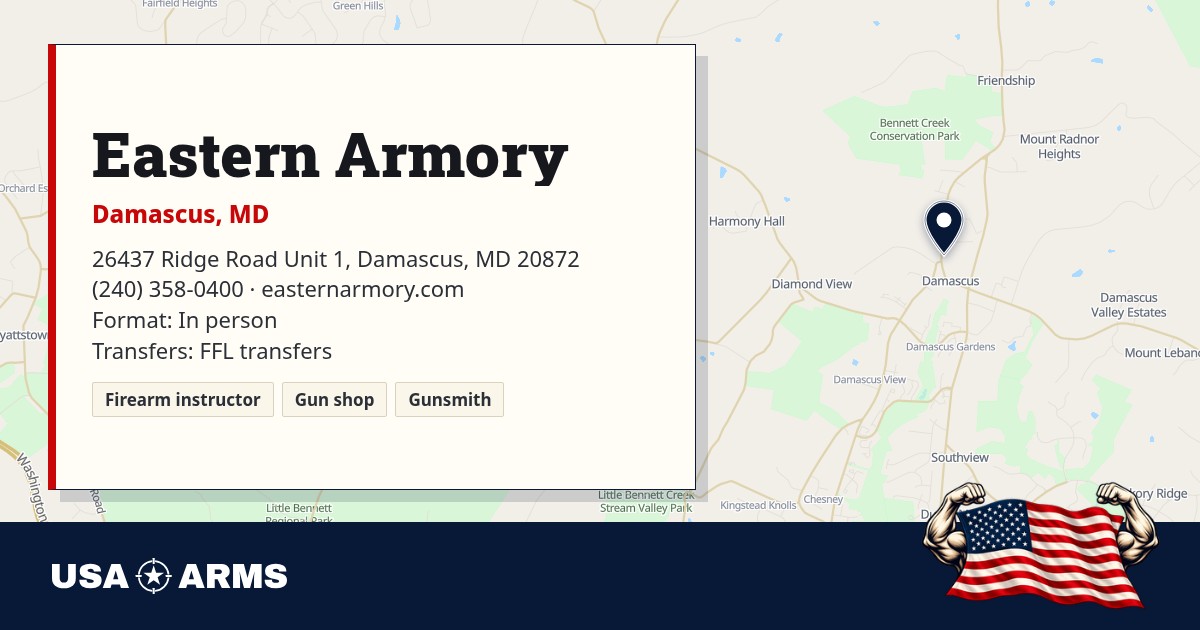 Eastern Armory | Damascus, MD | USA Arms